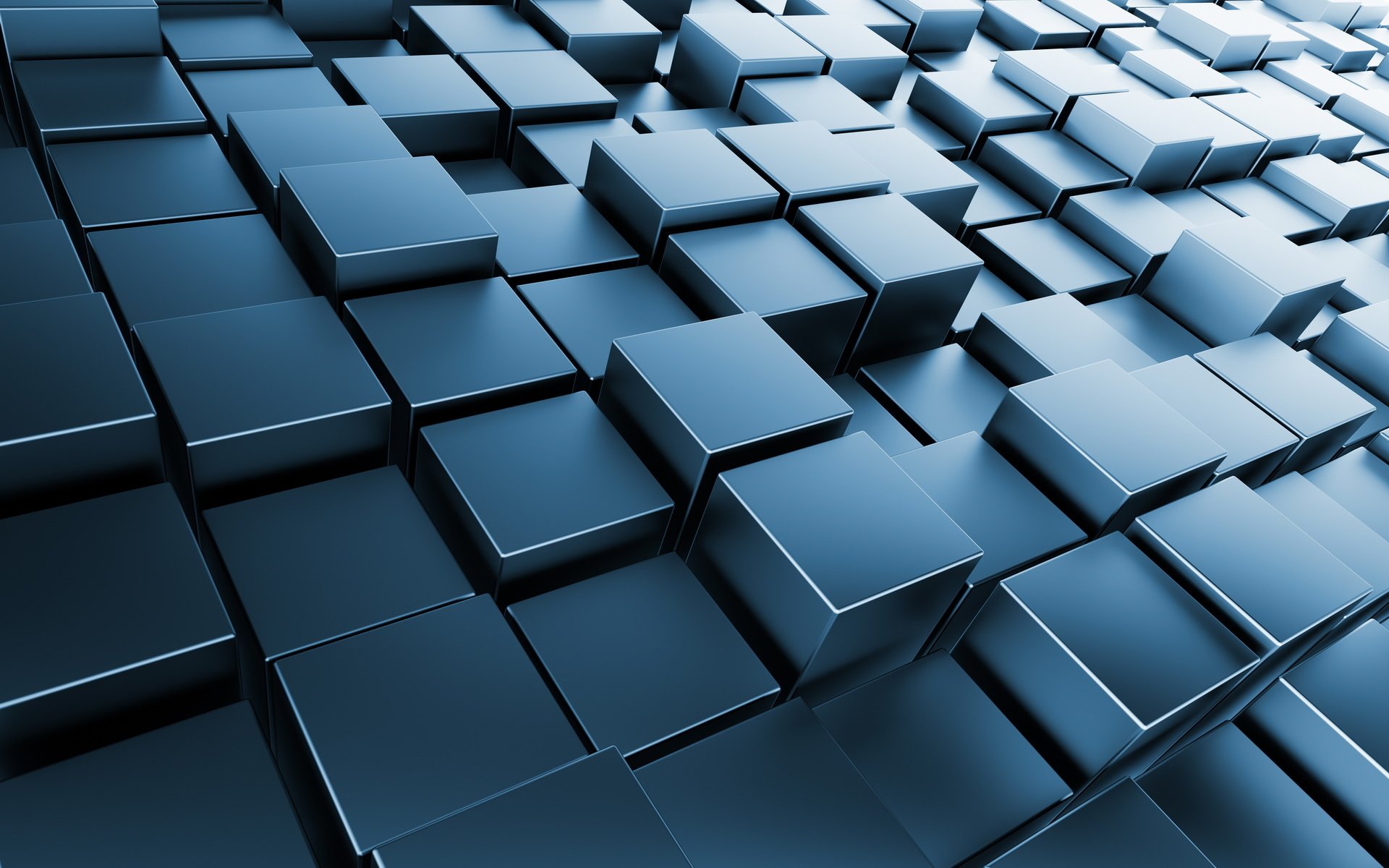 Raytraced cube in a scientific lab